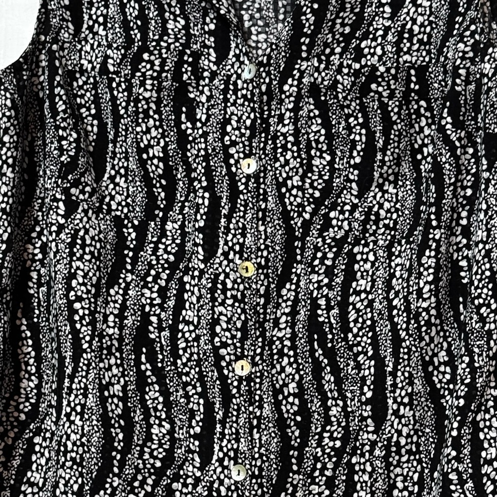 Notations Spiraled PolkaDot Tank - Picture 2 of 5
